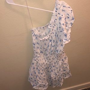 Skylar + Madison one shoulder dress